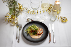 Mosaik torsk med krabbecreme